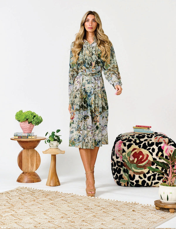 Miz 3736 Printed Dress