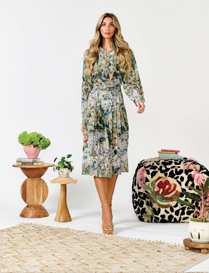 Miz 3736 Printed Dress