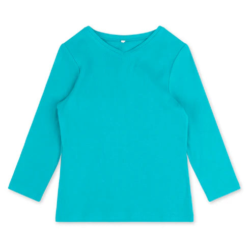 Point 3/4 Slve Classic V-Neck Tee