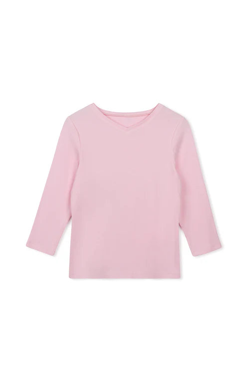 Point 3/4 Sleeve Classic V-Neck
