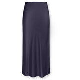 Point Satin A-line Skirt