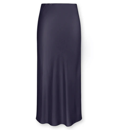 Point Satin A-line Skirt