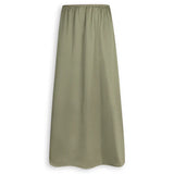 Point Satin A-line Skirt