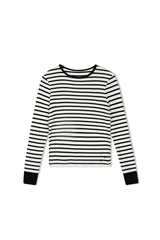 Point Boat Neck Stripe Tee