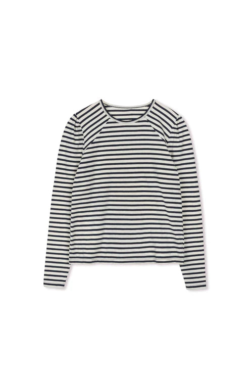 Point Puff Sleeve Crew Tee