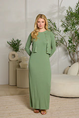Point A-Line Crew Dress