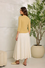 Point 3/4 Slve Classic V-Neck Tee