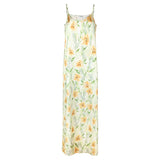 Point Satin A-line Slip Dress