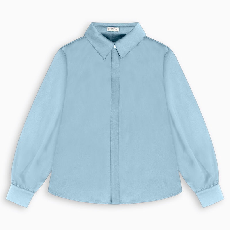 Point Satin Blouse