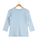 3/4 Slv-Neck Tee