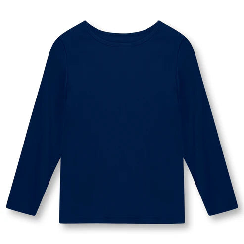 Point 3/4 Sleeve Crew Neck Pullover