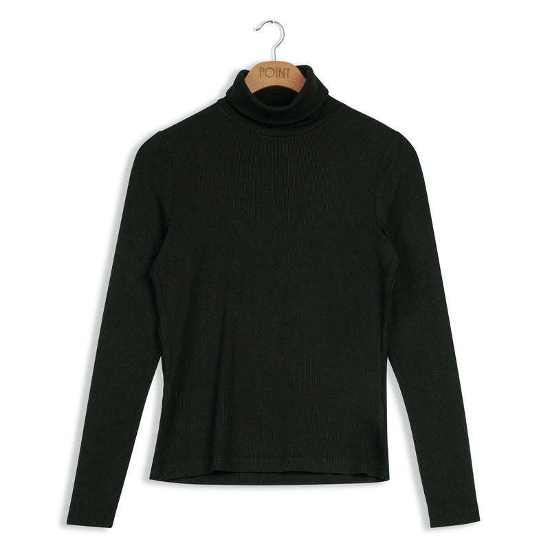 Crop L/S Turtle Neck