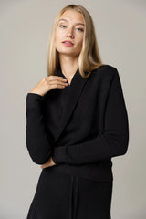 Alinea Wrap Top Black