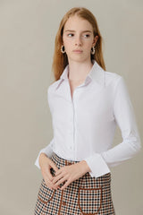 Cotton Blouse Stretch Jersey