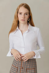 Cotton Blouse Stretch Jersey
