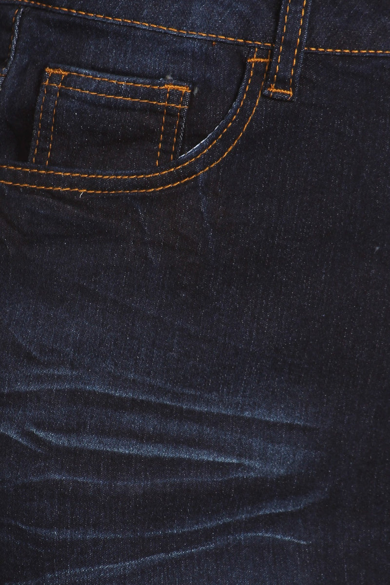 7239H Indigo Denim Skirt