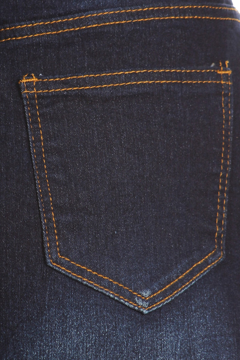 7239H Indigo Denim Skirt