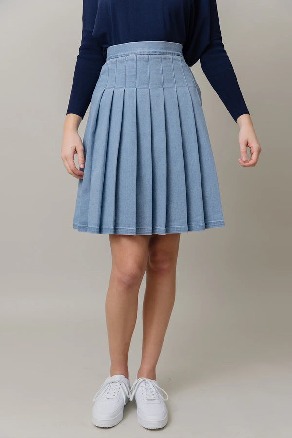 Denim Skirt Stone Wash 23"