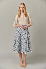 Cotton Skirt Gingham