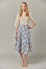 Cotton Skirt Gingham