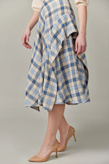 Cotton Skirt Gingham