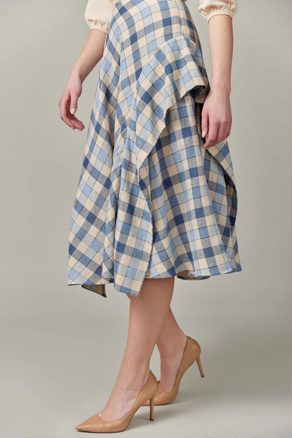 Cotton Skirt Gingham