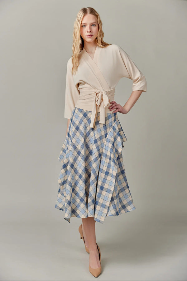 Knit Kimono Top Vanilla
