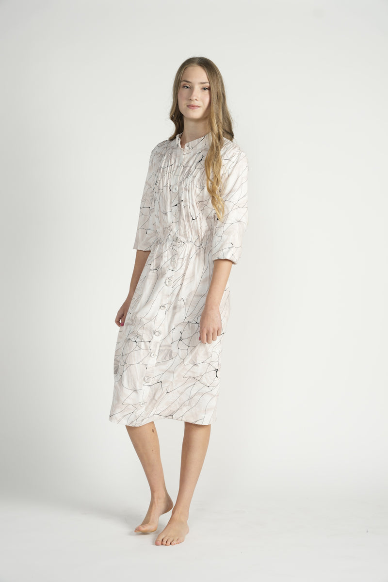 L2183-A Marble Dress Taupe