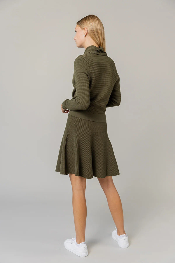 Alinea Circle Skirt in Basil 25"