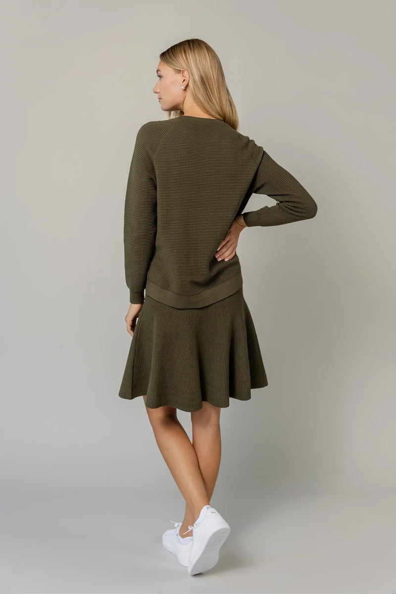 Alinea Circle Skirt in Basil 25"