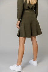 Alinea Circle Skirt in Basil 25"