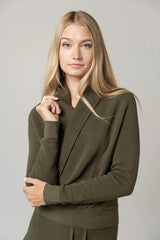 Alinea Wrap Top Basil