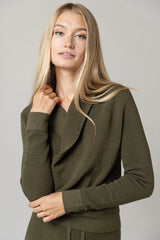 Alinea Wrap Top Basil