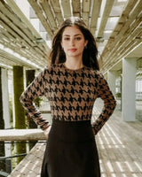 Houndstooth Sweater