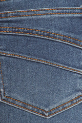 7557D Indigo Denim Skirt