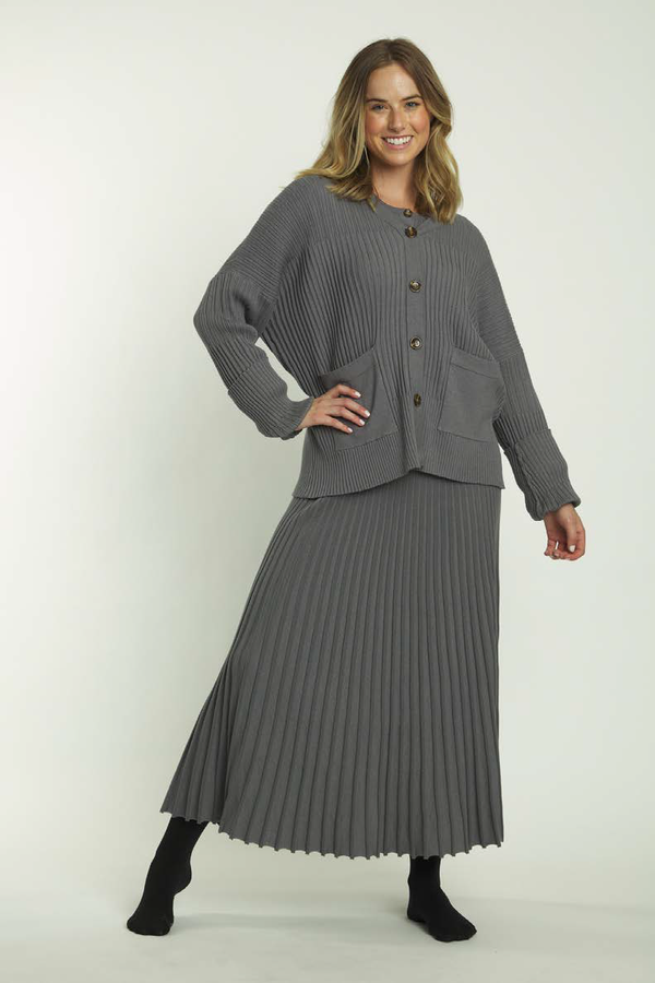 BA6W2158-A Grey Cardi