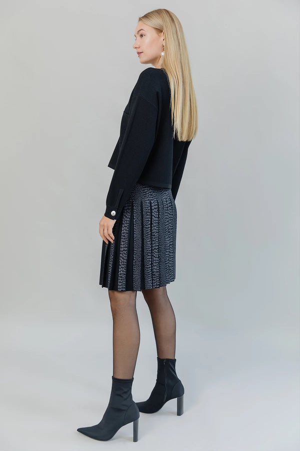 Pebble Infinity Skirt Gray