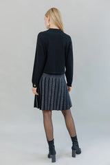 Pebble Infinity Skirt Gray