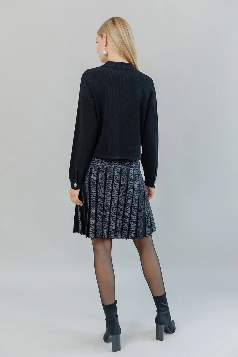 Pebble Infinity Skirt Gray